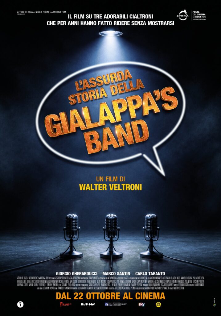 Locandina di L’assurda storia della Gialappa’s Band, un film di Walter Veltroni