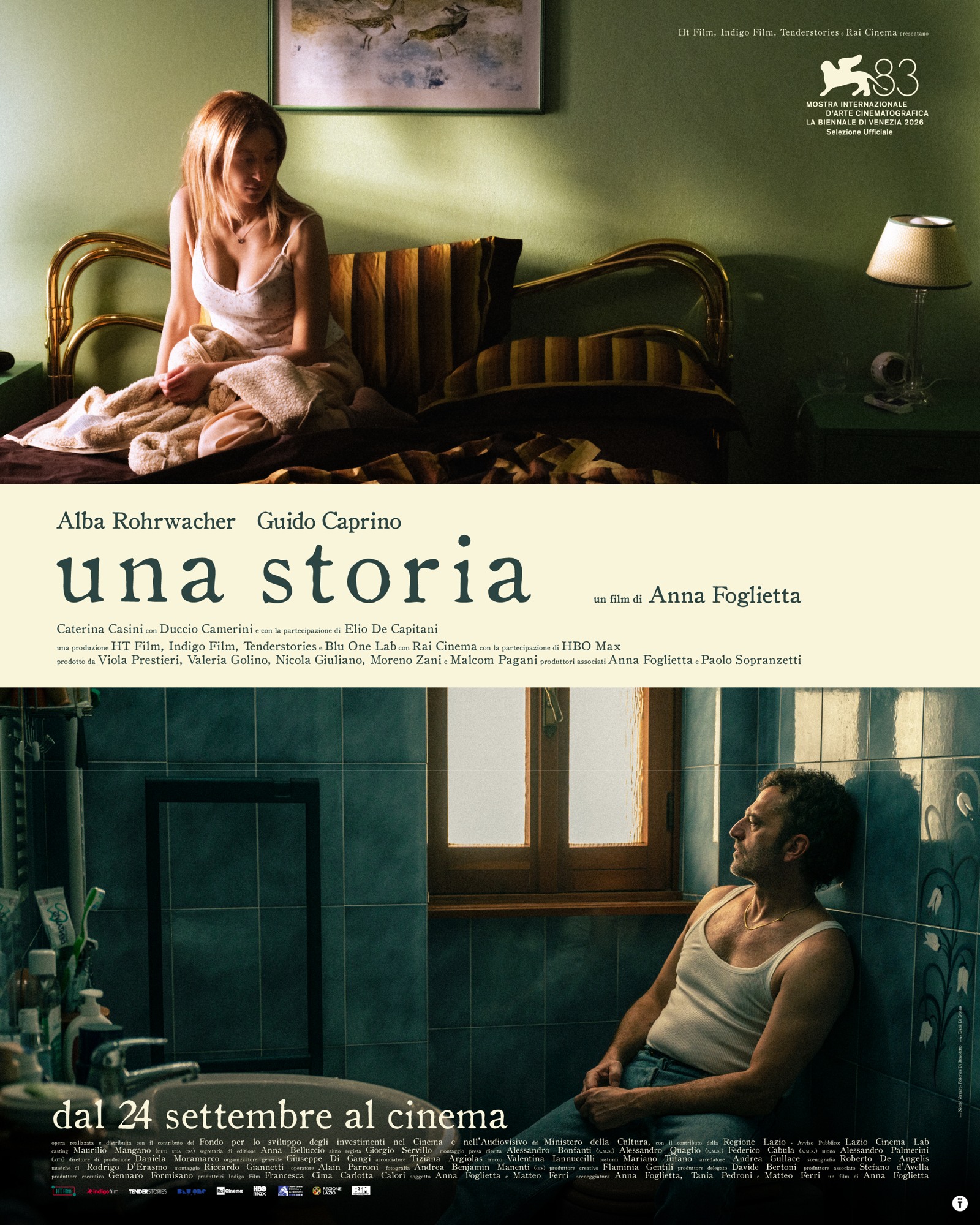 Locandina di Una storia, un film di Anna Foglietta con Alba Rohrwacher e Guido Caprino